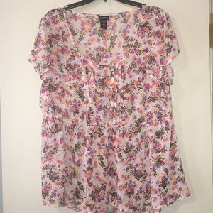 Torrid floral print top